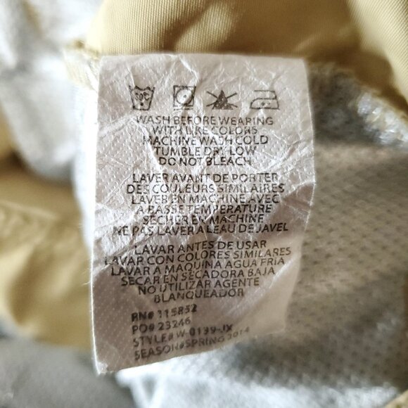 Womens Gramicci Pants 8 Tan Nylon Athletic Jogger Outdoor Hiking Cargo - Picture 6 of 6